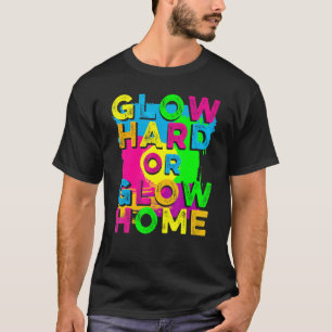T-shirt Éclairez fort ou éclairez chez vous Soirée 90's