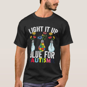 T-shirt Éclairez-le en bleu Mois de la sensibilisation à l