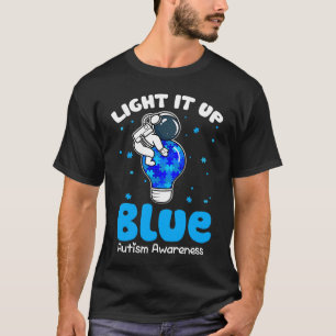 T-shirt Éclairez-le en bleu Pièce de puzzle Sensibilisati