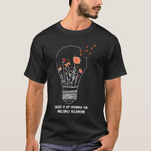 T-shirt Éclairez-le en orange pour la sclérose en plaques