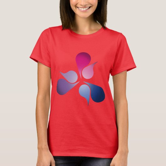T-SHIRT ÉCLAT BISEXUEL DE FIERTÉ (Devant)