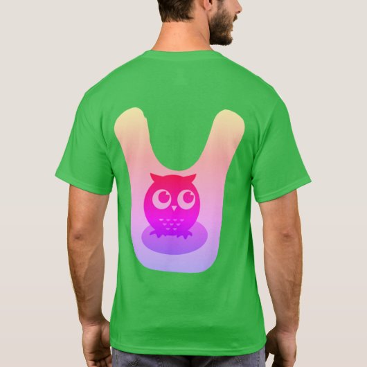 T-shirt éclat d'aquarelle dynamique (Dos)