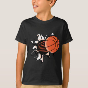 T-shirt Éclat de basket-ball