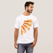 T-shirt Éclat d'orange (Devant entier)