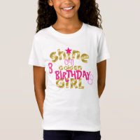 Éclat sur la fille d'anniversaire