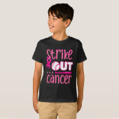 T-shirt Éclater le cancer balle molle Mammogramme Balle ro (Devant entier)