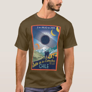 T-shirt Éclipse 2019 solaire totale du Chili