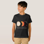 T-shirt Eclipse 2024 Arkansas Total Eclipse Astronomie gra (Devant entier)