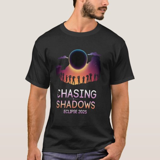 T-shirt Éclipse 2025 Sky Watcher Evénement Solaire (Devant)