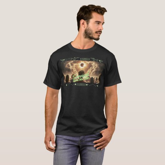 T-shirt Eclipse 8 avril 2024 (Devant entier)