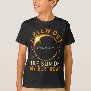 T-shirt Eclipse Anniversaire J'Ai Éclaté Le Soleil À Mon A