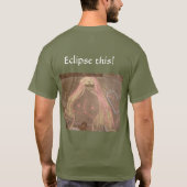 T-shirt Éclipse ça ! la déesse hippie dame dessin à la cra (Dos)