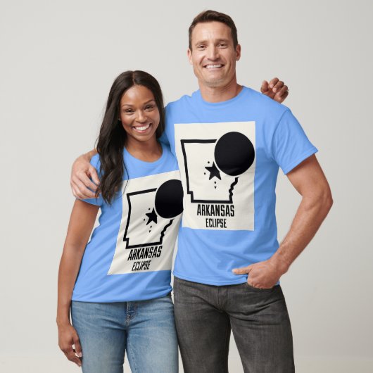 T-shirt éclipse de l'Arkansas (Unisexe)