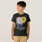 T-shirt Éclipse drôle 2024 Blague de la Lune (Devant entier)