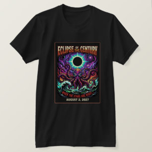 T-shirt Éclipse du Siècle Cthulhu Lovecraft
