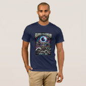 T-shirt Éclipse du Siècle Cthulhu Lovecraft (Devant entier)
