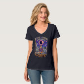 T-shirt Éclipse du siècle du 2 août 2027 Cadiz (Devant entier)