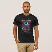 T-shirt Éclipse du siècle du 2 août 2027 Cthulhu (Devant entier)