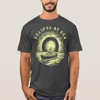 T-shirt éclipse en mer 1