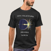 T-shirt Eclipse Flare 04.08.24 Total Solaire Eclipse Arkan (Devant)