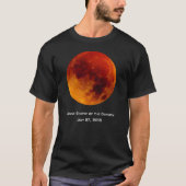 T-shirt Éclipse lunaire du siècle (Devant)