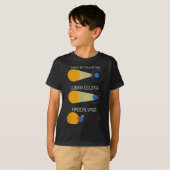 T-shirt Éclipse ou Acalypse_ Science drôle de l'éclipse so (Devant entier)