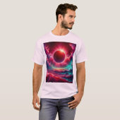 T-shirt Éclipse psychédélique (Devant entier)