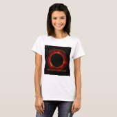 T-shirt Éclipse solaire (Devant entier)