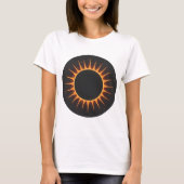 T-shirt éclipse solaire (Devant)