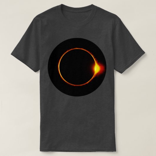 T-shirt éclipse solaire (Design devant)