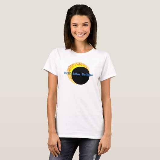 T-shirt Éclipse solaire 2017 (Devant entier)