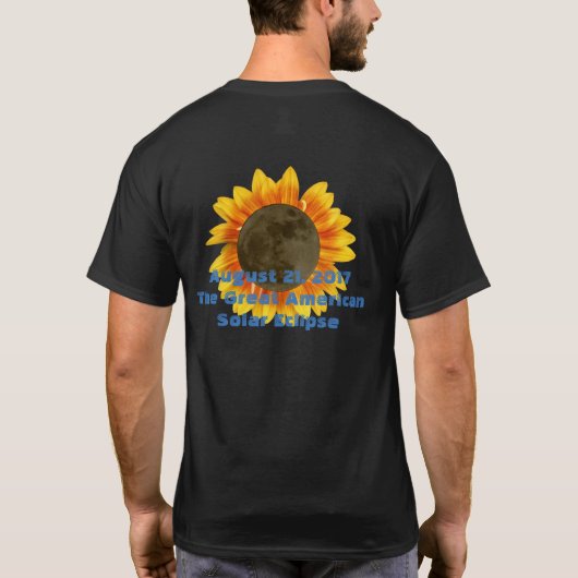 T-shirt Éclipse solaire 2017 (Dos)