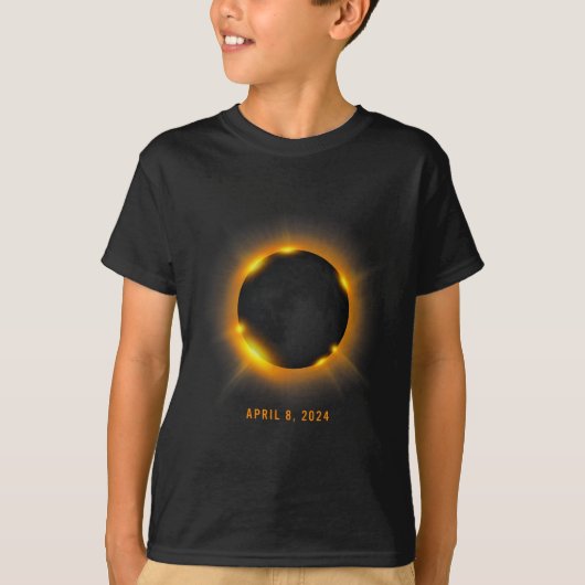 T-shirt Éclipse solaire 2024 (Devant)