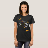 T-shirt Éclipse solaire 2024 (Devant entier)