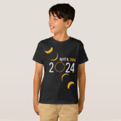 T-shirt Éclipse solaire 2024 (Devant entier)