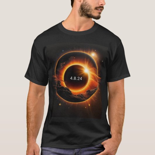 T-SHIRT ECLIPSE SOLAIRE 2024 (Devant)