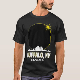 T-shirt Éclipse solaire 2024 Buffalo Skyline Total Solaire