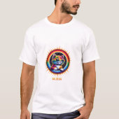 T-shirt Éclipse solaire 2024 Chat (Devant)
