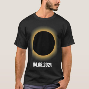 T-shirt Éclipse solaire 2024 Éclipse solaire totale 4.08.2