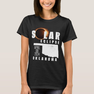 T-shirt Éclipse solaire 2024 Oklahoma State 8 avril 2024 à