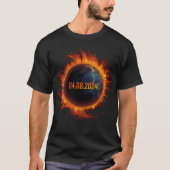 T-shirt Éclipse solaire 2024 Total Éclipse solaire (Devant)
