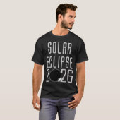 T-shirt Éclipse solaire 2026 (Devant entier)