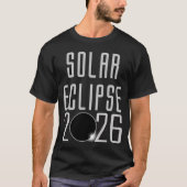 T-shirt Éclipse solaire 2026 (Devant)