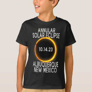 T-shirt Éclipse solaire annuelle T - Albuquerque Nouveau-M