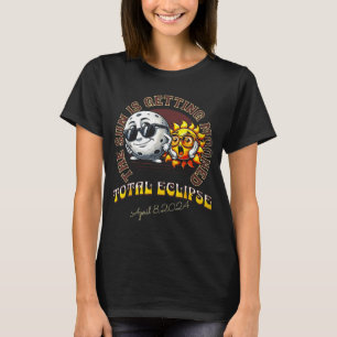 T-shirt Éclipse solaire du soleil éclipsé par la lune