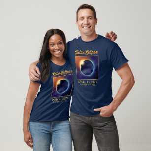 T-shirt Éclipse solaire   Éclipse totale   Astronomie