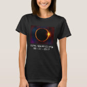T-shirt Éclipse solaire foncé 2017 (Devant)