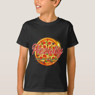 T-shirt Éclipse solaire Pizzalité Éclipse Pizza Illustrati