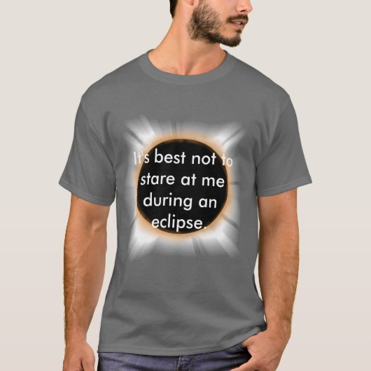 T-Shirt Éclipse Solaire Totale (Devant)