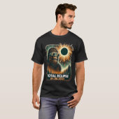 T-shirt Éclipse solaire totale (Devant entier)